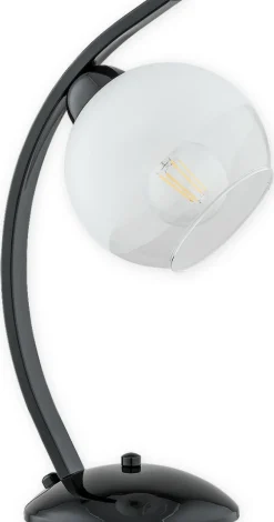 Sklep Kaja Ciekawa lampka stołowa z matowym kloszem O2528 L1 CZA | Kaja