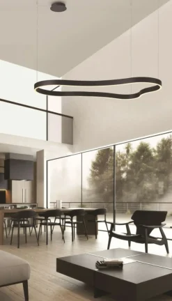 Cheap Ściemnialna lampa LED nad stół, obłe kształty AZ5093 MIRABELLA | Kaja Żyrandole Nowoczesne