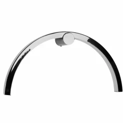 Sklep Kaja Czarna, błyszcząca, ledowa lampa ścienna MX W0335 TRIO ARC | Kaja