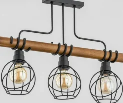 Best Czarna, druciana lampa sufitowa w loftowym stylu AL 62008 | Kaja Żyrandole Nowoczesne