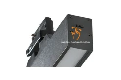 Sklep Kaja Czarna głowica LED do szyny 3-fazowej AZ4563 LINNEA | Kaja Oświetlenie