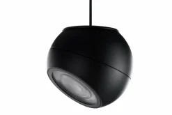 Best Czarna kulka wisząca LED idealna nad stół AZ4521 SKYE | Kaja Żyrandole Nowoczesne