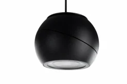 Best Czarna kulka wisząca LED idealna nad stół AZ4521 SKYE | Kaja Żyrandole Nowoczesne