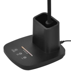 Sklep Kaja Czarna lampa biurkowa LED z pojemnikiem K-BL1301 z serii TOLA