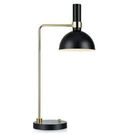 Sklep Kaja Czarna lampa biurkowa ze ściemniaczem 106973 | Kaja Oświetlenie