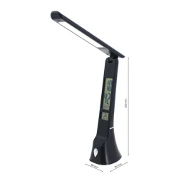 Sklep Kaja Czarna lampa biurkowa, zintegrowany LED ML6108 z serii TO