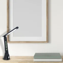 Sklep Kaja Czarna lampa biurkowa, zintegrowany LED ML6108 z serii TO