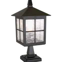 Sklep Kaja Czarna lampa cokołowa, stojąca BL25-BLACK z serii WINCHESTER
