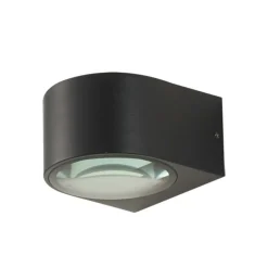 Sklep Kaja Czarna lampa elewacyjna LED 10W 4000K OWL-8082-4K PESARO | Kaja