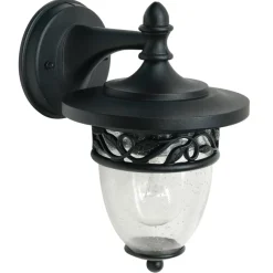 Sklep Kaja Czarna lampa elewacyjna z