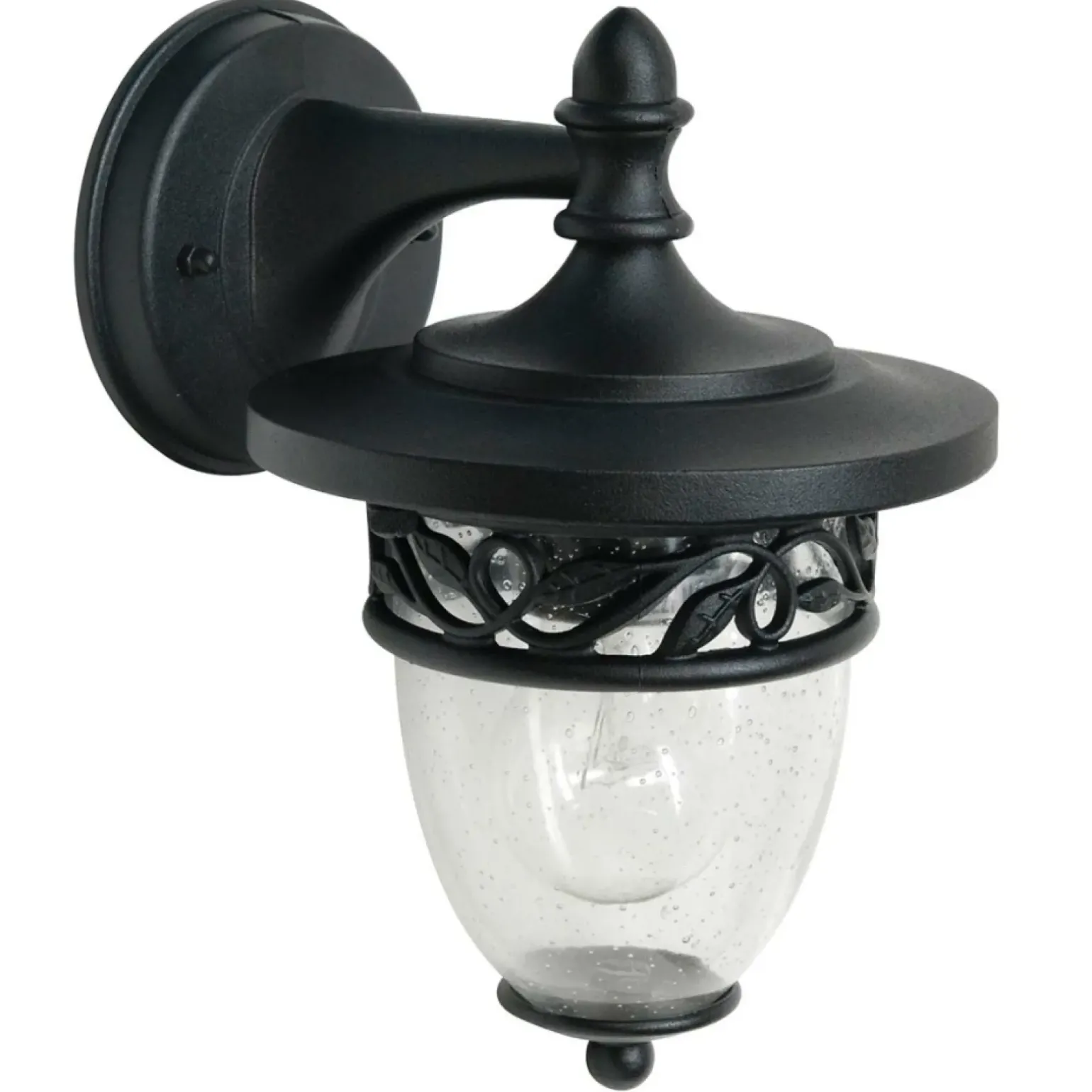 Sklep Kaja Czarna lampa elewacyjna z