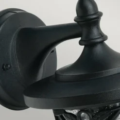 Sklep Kaja Czarna lampa elewacyjna z