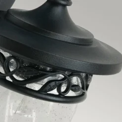 Sklep Kaja Czarna lampa elewacyjna z