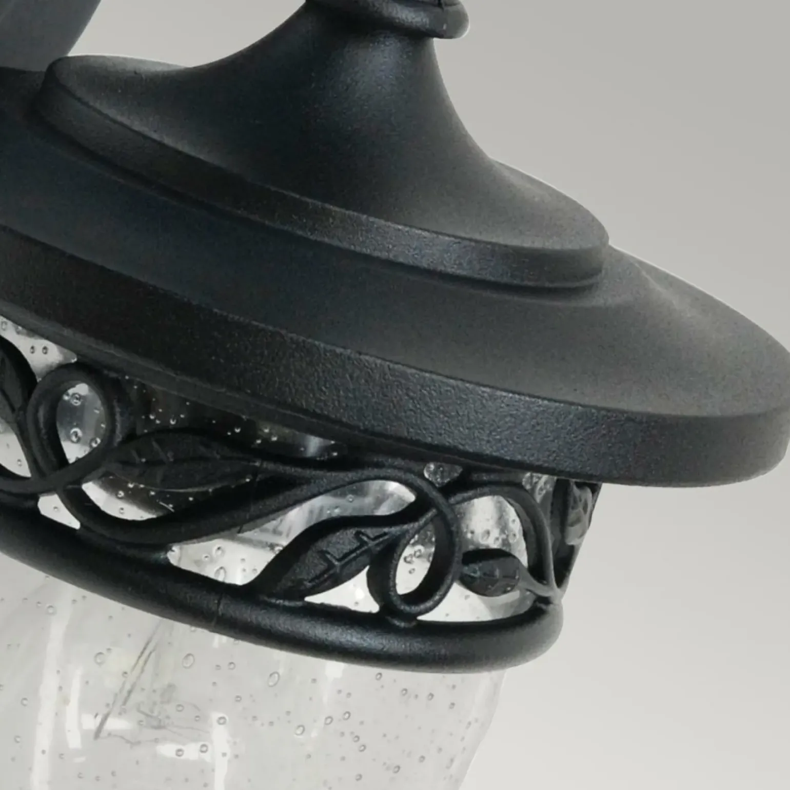 Sklep Kaja Czarna lampa elewacyjna z