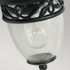 Sklep Kaja Czarna lampa elewacyjna z