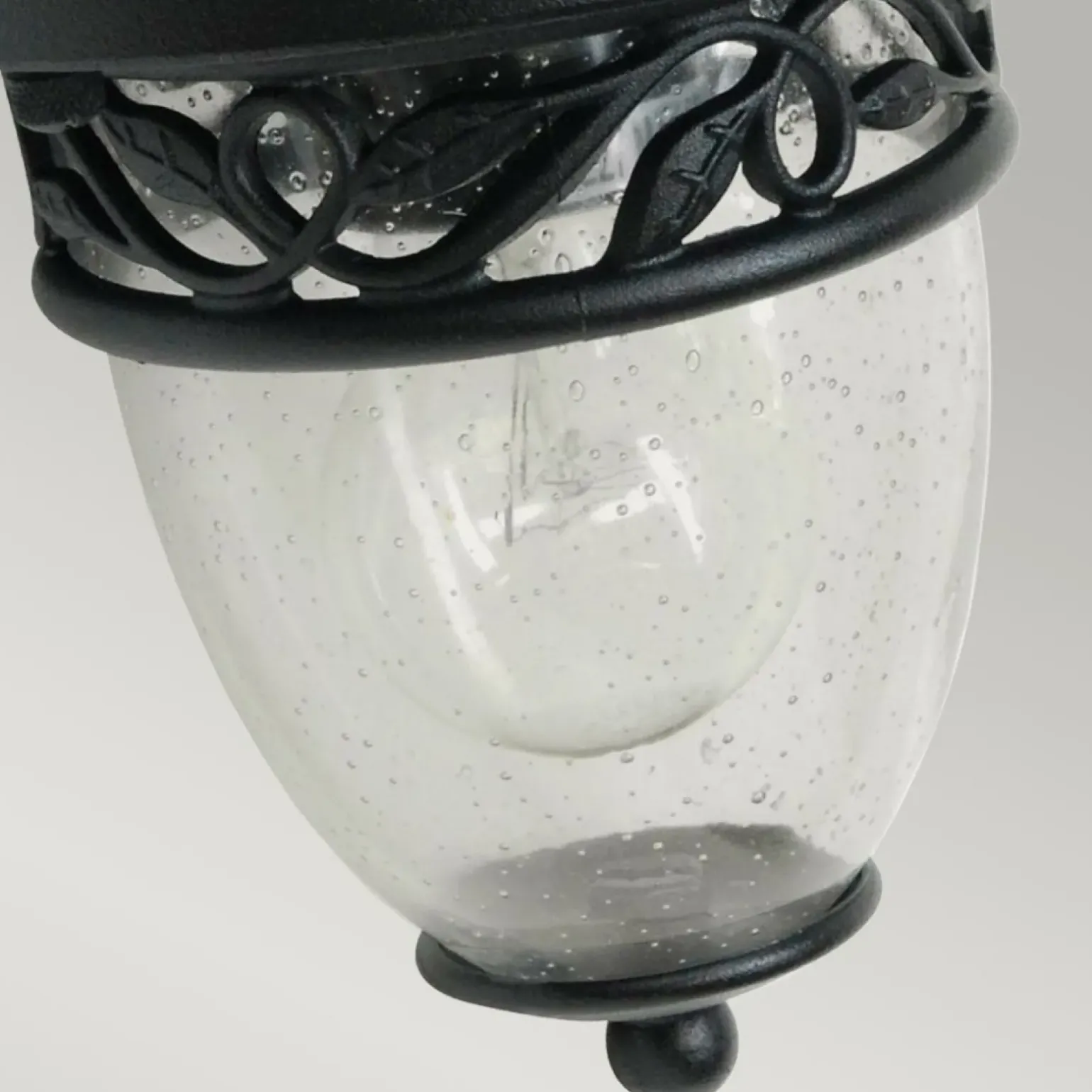 Sklep Kaja Czarna lampa elewacyjna z