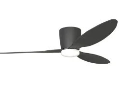 Sklep Kaja Czarna lampa LED z wentylatorem sterowana AZ4448 VENETI | Kaja