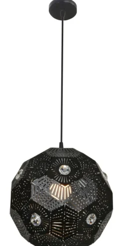 Sklep Kaja Czarna lampa na regulowanym zwisie 31-69764 EUPHORIA | Kaja