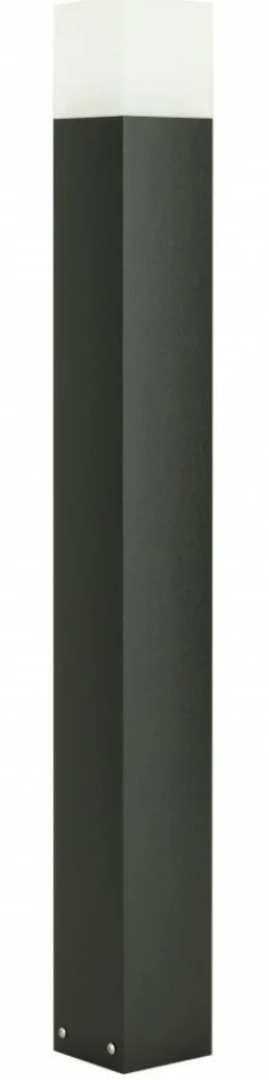 Sklep Kaja Czarna lampa ogrodowa, na żarówkę E27 CB-MAX 1000 BL z serii CUBE MAX | Kaja Ośw