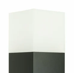 Sklep Kaja Czarna lampa ogrodowa, na żarówkę E27 CB-MAX 1000 BL z serii CUBE MAX | Kaja Ośw