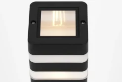 Sklep Kaja Czarna lampa ogrodowa, styl klasyczny, IP44 K-8208 z serii TAMIZA