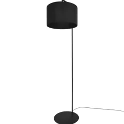 Sklep Kaja Czarna lampa stojąca do salonu K-4323 SIMONE BLACK | Kaja Oświetlenie