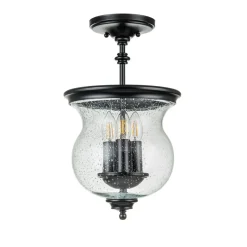 Sklep Kaja Czarna lampa sufitowa FE-PICKERING-LANE-SF-BLK z serii PICKERING LANE