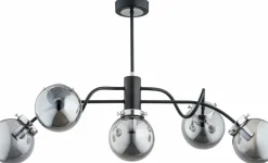 Best Czarna lampa sufitowa o nietypowym kształcie AL 61045 GILDA | Kaja Żyrandole Nowoczesne