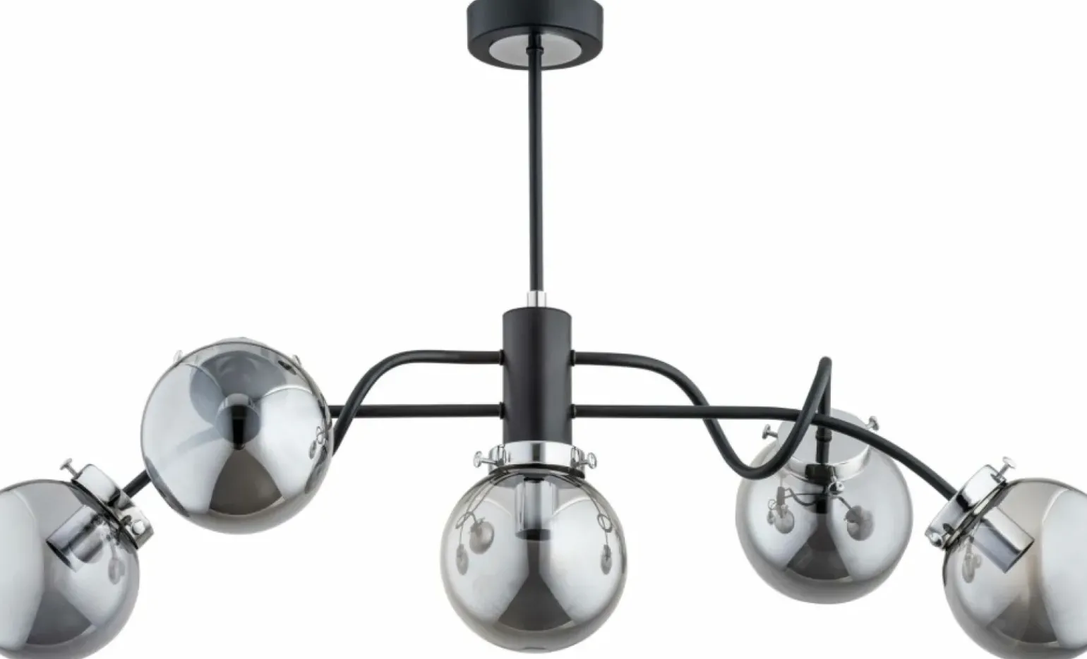 Best Czarna lampa sufitowa o nietypowym kształcie AL 61045 GILDA | Kaja Żyrandole Nowoczesne