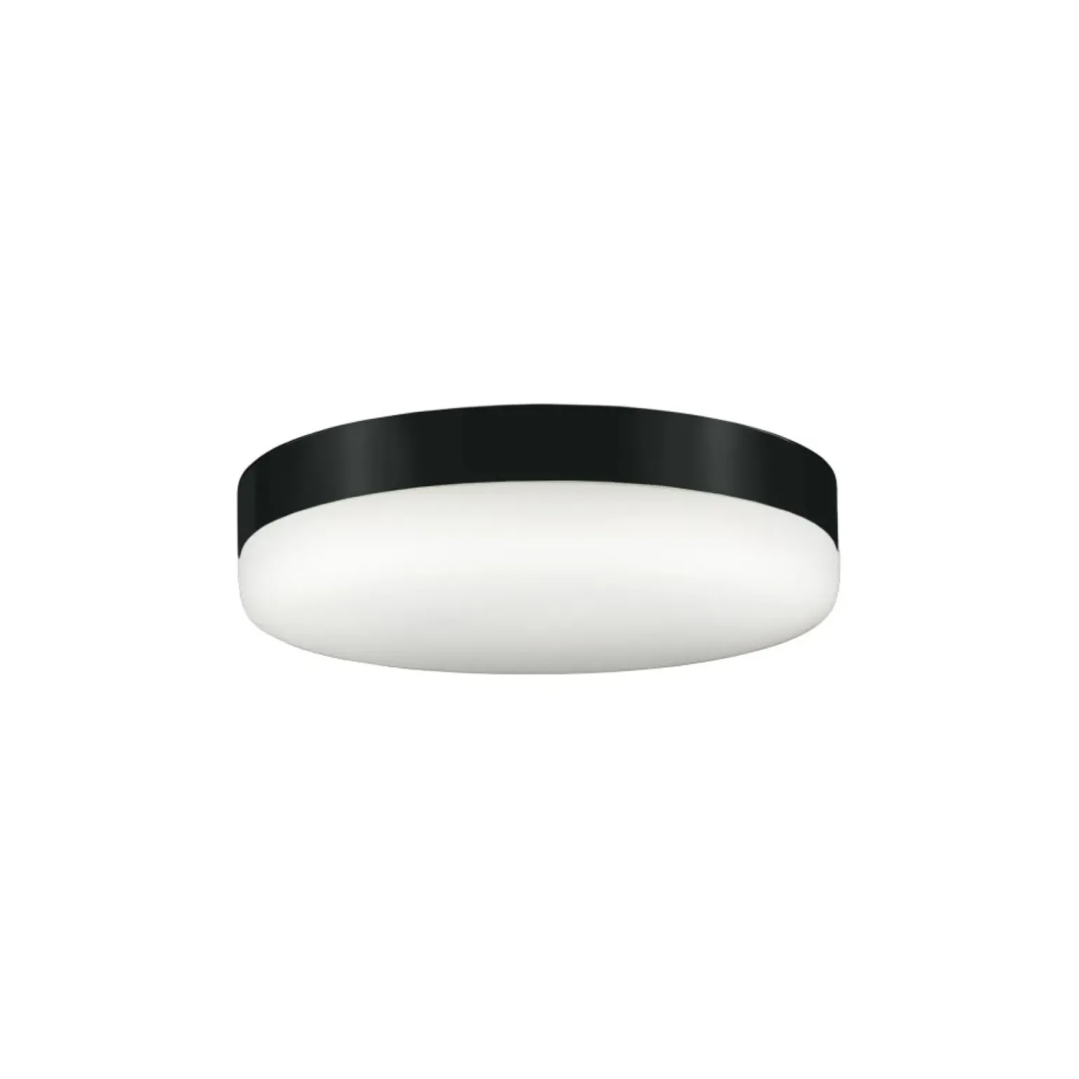 Sklep Kaja Czarna lampa sufitowa, plafon na żarówki E27, 7952 | Kaja Oświetlenie