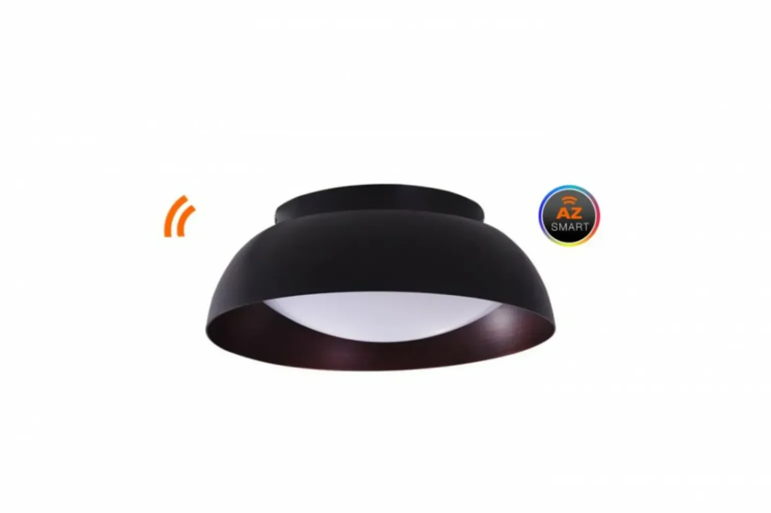 Clearance Czarna lampa sufitowa SMART WIFI LED AZ3145 LENOX | Kaja Oświetlenie Żyrandole Nowoczesne