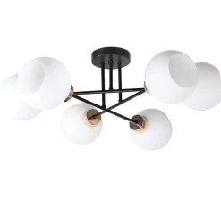 Clearance Czarna lampa sufitowa w klasycznym wydaniu 36-21083 z serii AMANDA | Kaja Oświet Żyrandole Nowoczesne