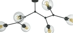 Sale Czarna lampa sufitowa w stylu loftowym TK 2731 FAIRY | Kaja Żyrandole Nowoczesne