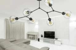 Sale Czarna lampa sufitowa w stylu loftowym TK 2731 FAIRY | Kaja Żyrandole Nowoczesne
