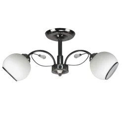 Sklep Kaja Czarna lampa sufitowa z klasycznymi kloszami 32-22523 z serii GRAPHITE | Kaja Oś