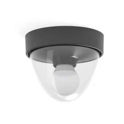 Sklep Kaja Czarna lampa sufitowa z kloszem, ochrona IP44 7978 | Kaja Oświetlenie