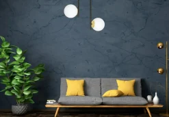 Best Sale Czarna lampa sufitowa ze złotymi podkładkami 1032/2 RAGNAR | Kaja Żyrandole Nowoczesne