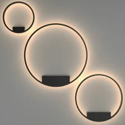 Sklep Kaja Czarna lampa sufitowa, zintegrowany LED MOD058CL-L35B3K z serii RIM