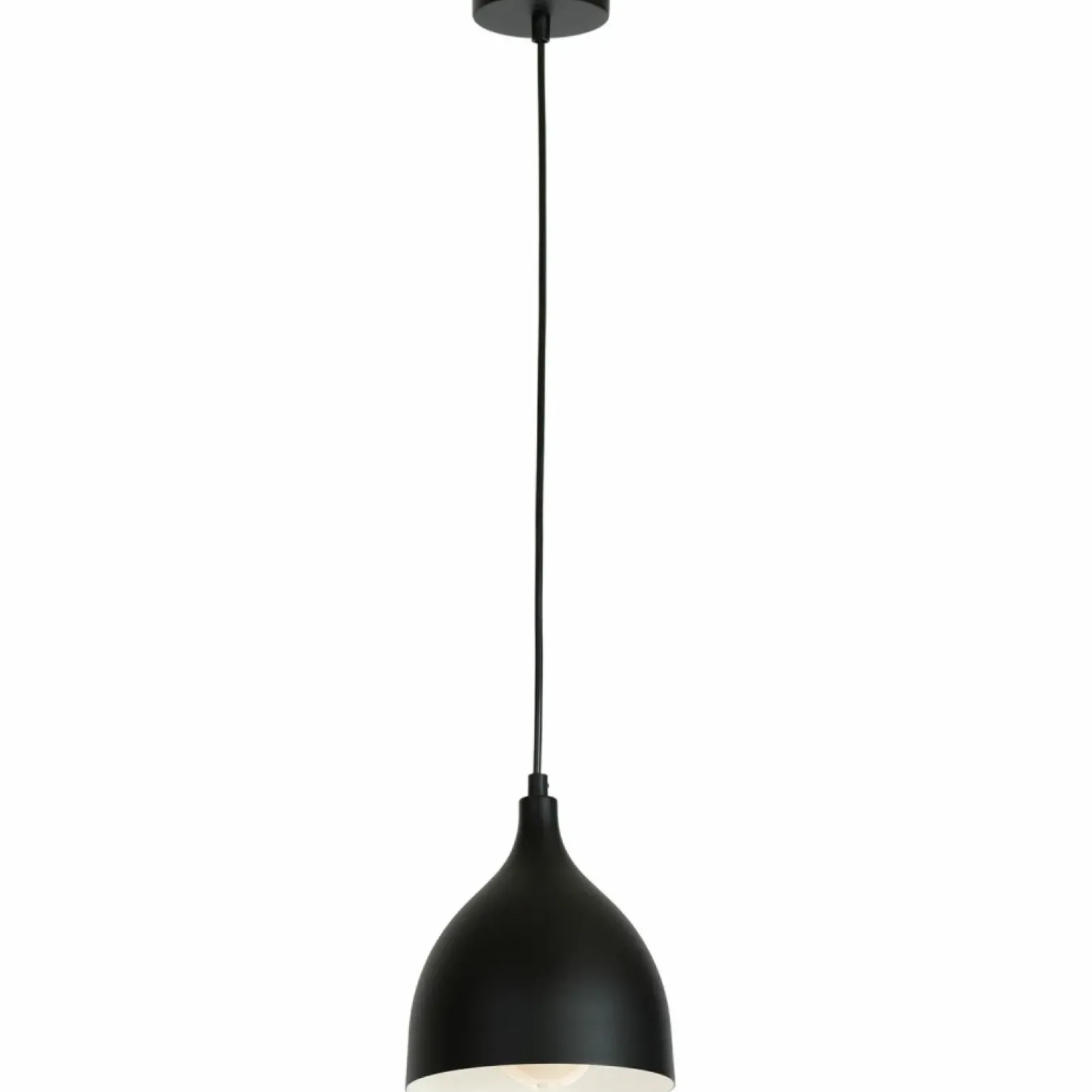 Best Sale Czarna lampa wisząca, do klasycznej kuchni LX 6221 z serii NOAK | Kaja Żyrandole Nowoczesne