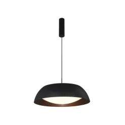 Best Czarna lampa wisząca LED do sypialni AZ3148 LENOX | Kaja Oświetlenie Żyrandole Nowoczesne