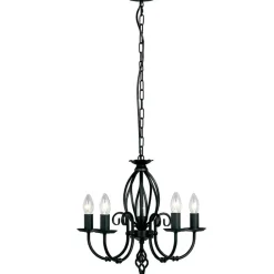 Sklep Kaja Czarna lampa wisząca na łańcuszku ART5-BLACK z serii ARTISAN