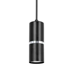Shop Czarna lampa wisząca na podłużnej listwie K-5246 z serii VESTA Żyrandole Nowoczesne