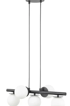 Best Czarna lampa wisząca w klasycznym stylu SIG 40787 z serii AVOLA Żyrandole Nowoczesne