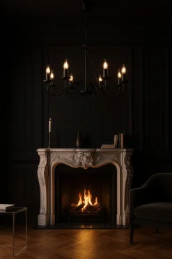 Sklep Kaja Czarna lampa wisząca w stylu rustykalnym K-3992 BARTEZ | Kaja