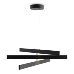 Sklep Kaja Czarna lampa wisząca, wbudowany LED MOD163PL-L38B4K1 z serii ORIGAMI