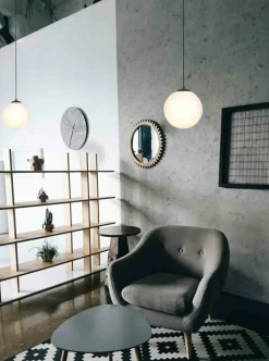 Hot Czarna lampa wisząca z dużym kloszem 30 cm K-4922 | Kaja Oświetlenie Żyrandole Nowoczesne