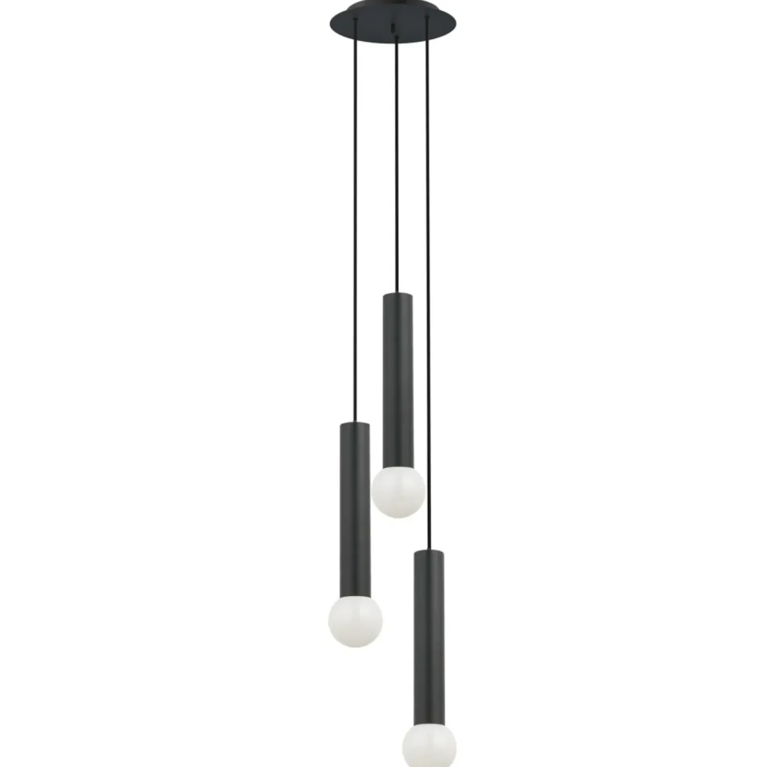 Store Czarna lampa wisząca z dużym gwintem 7856 | Kaja Oświetlenie Żyrandole Nowoczesne