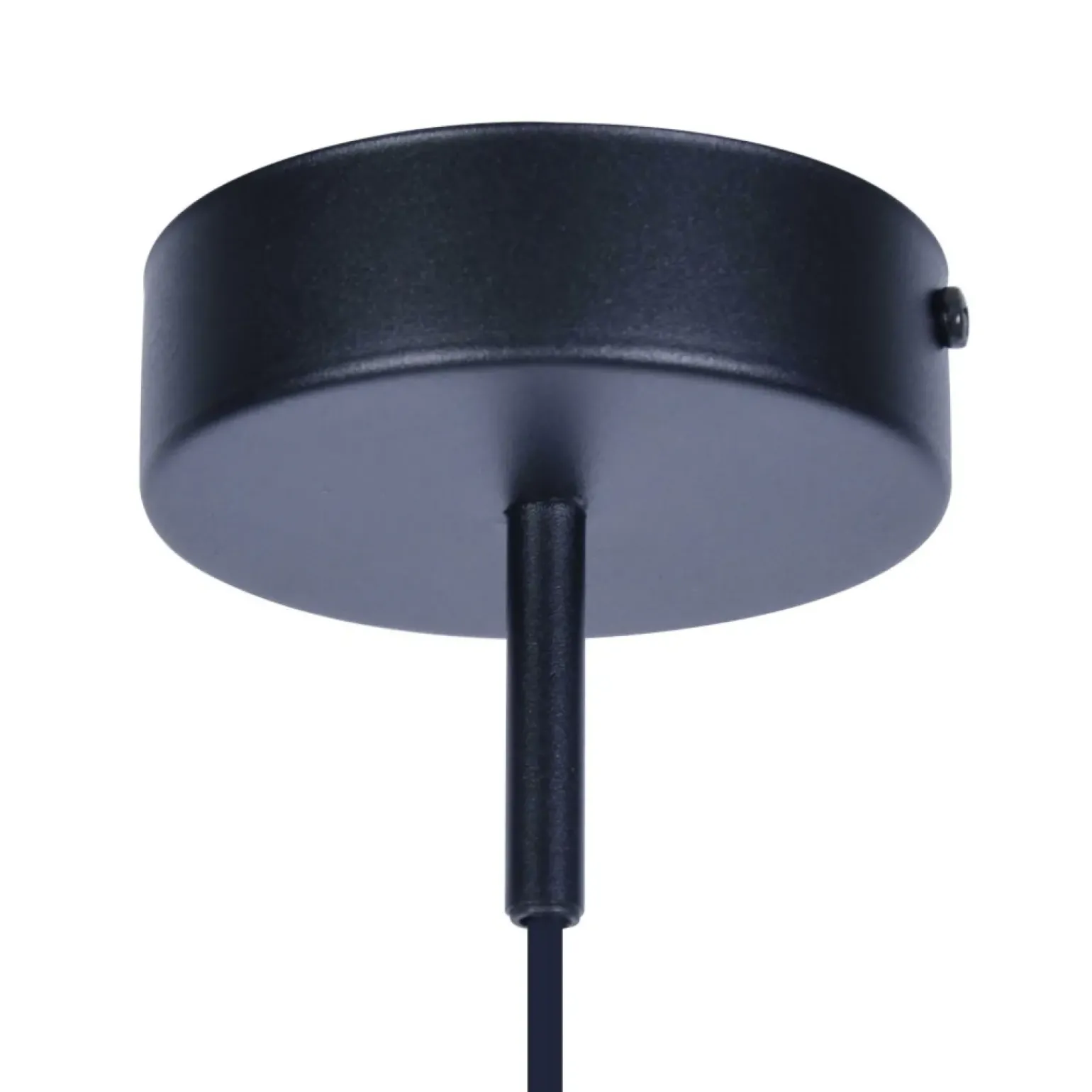 New Czarna lampa wisząca z dymionym kloszem K-4877 z serii ALDAR Żyrandole Nowoczesne