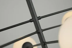 Best Czarna lampa wisząca z kloszami kulkami AZ4422 OVIEDO | Kaja Żyrandole Nowoczesne