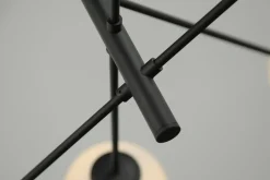 Best Czarna lampa wisząca z kloszami kulkami AZ4422 OVIEDO | Kaja Żyrandole Nowoczesne